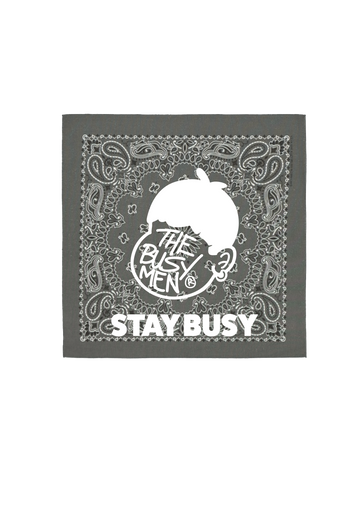 Stay Busy Bandana (Grey)